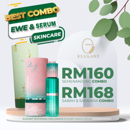 ELEGANT BEAUTY - PAKEJ SET COMBO SUNSCREEN EWE & EADOS SERUM