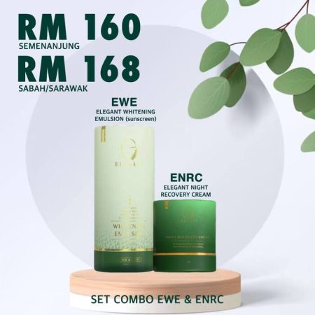 ELEGANT BEAUTY - PAKEJ COMBO SUNSCREEN EWE & NIGHT RECOVERY CREAM